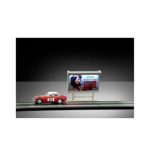 Illuminated Billboard (Built, laser-cut acrylic)