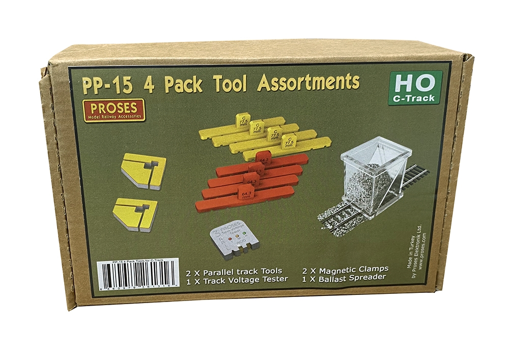 4 Pack Tool Assortments for Marklin 3-Rail C-Track