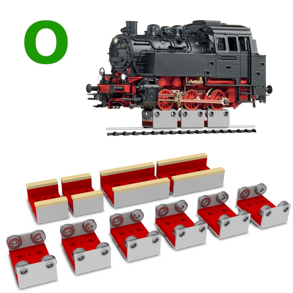 Industries Rollers & Drive Ho Scale Wheel Cleaners (4 Rollers