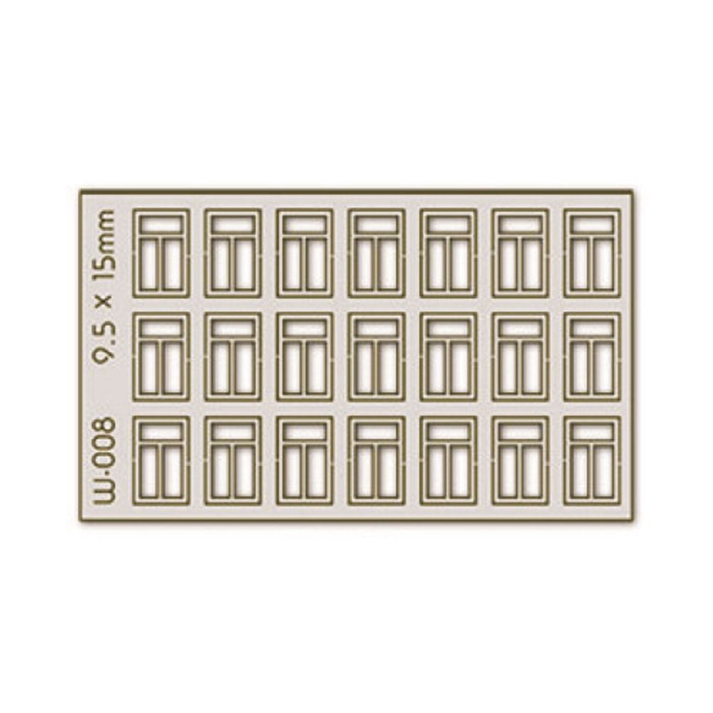 21 pcs 9.5X15mm 3 Pane Windows H0/00