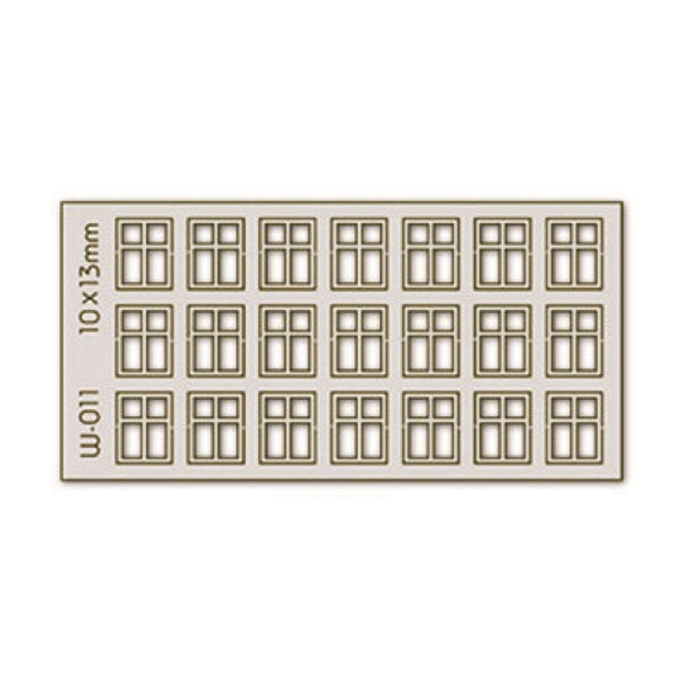 21 X10X13mm 4 Pane Windows H0/00