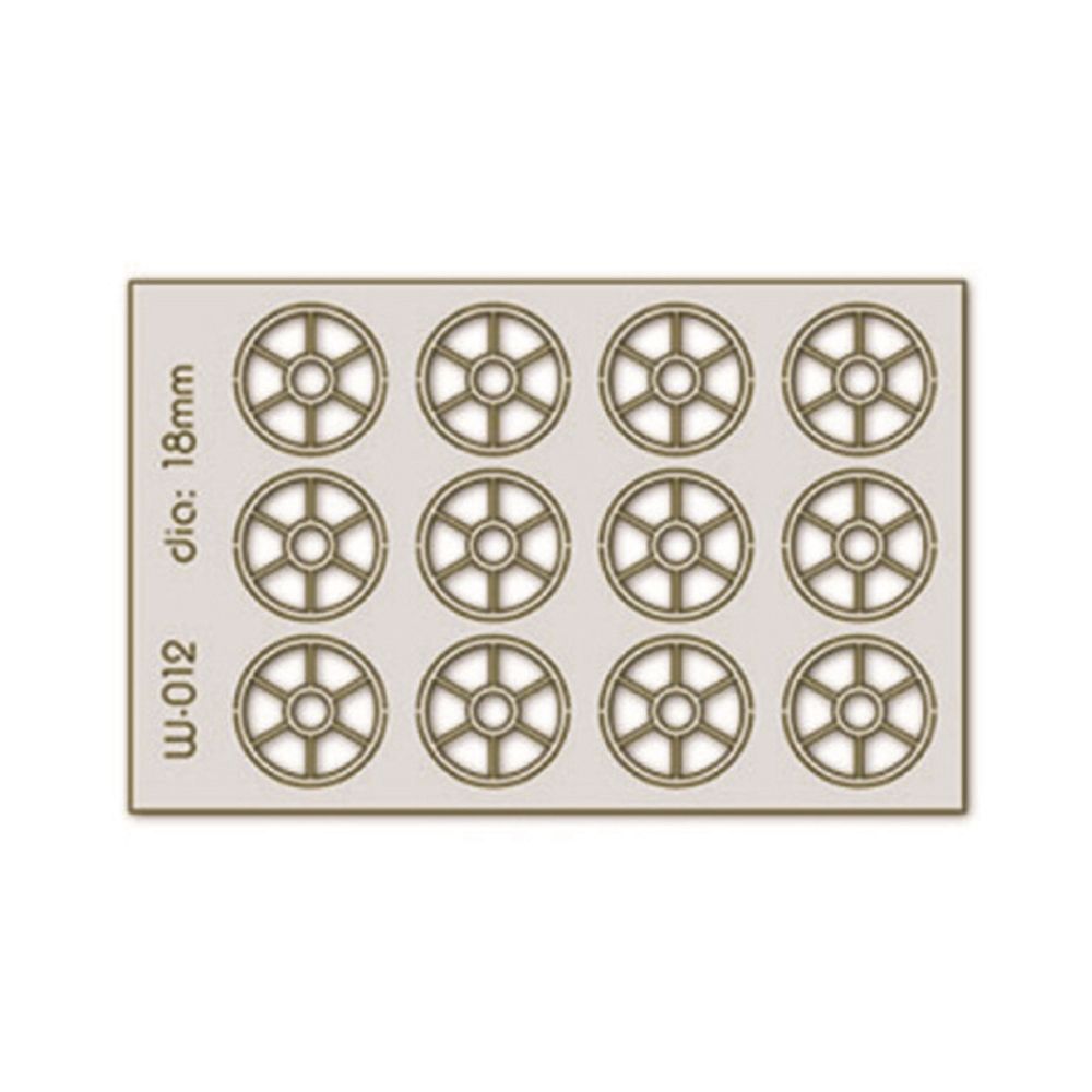 12 pcs 18mm Diameter Round Windows H0/00