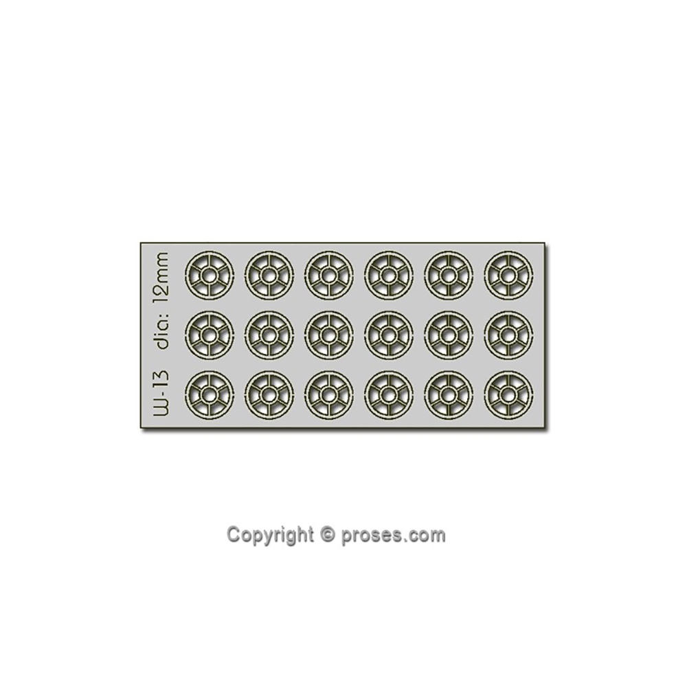18 pcs 12mm Diameter Round Windows H0/00