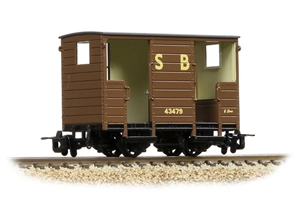 RNAD Open-End Brake Van Statfold Barn Railway Brown