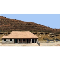 The Mission Station at Rorke's Drift - Zulu War Backdrop 35" x 19"