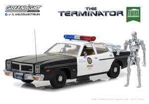 The Terminator (1984 Movie) 1977 Dodge Monaco with T800 figure