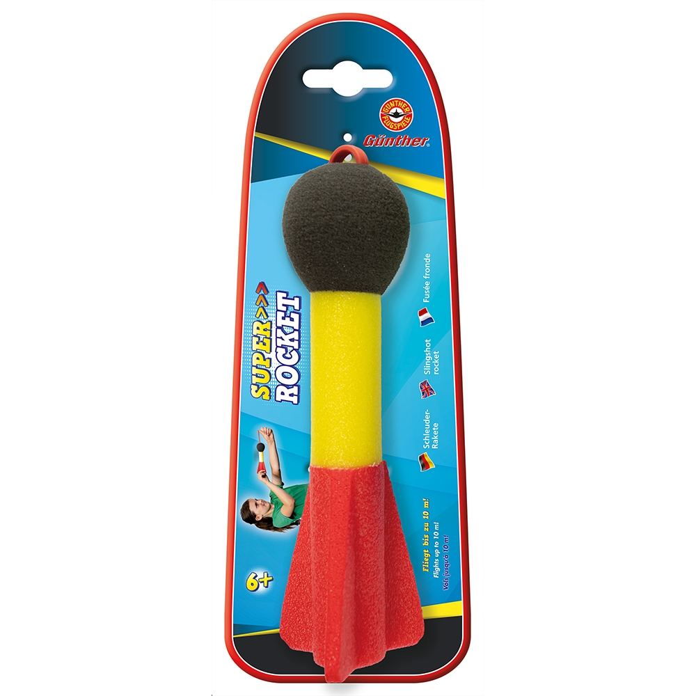 Super Rocket - toy rocket with slingshot