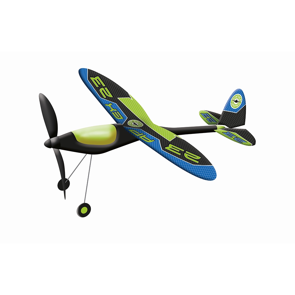 Apex Rubber Band Powered Flying Model Plane
