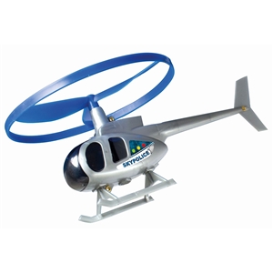 TWG1677 Sky Police - free flying helicoptor with speed launcher pull cord