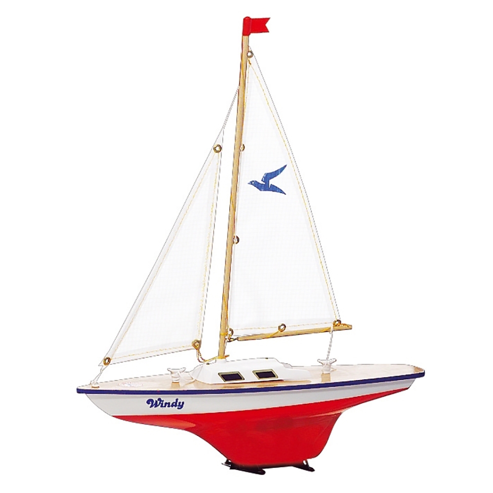 Windy Sailing Boat with Adjustable Mainsail