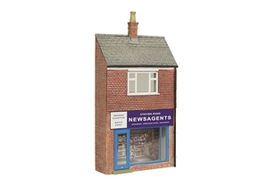 Two Road Stone Engine Shed - Red