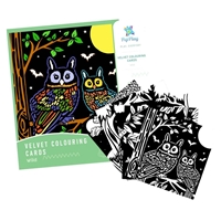 Velvet Colouring Cards – Wild