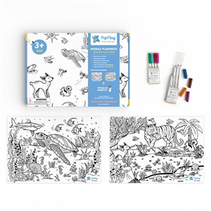 TWPP20203 Doodle Placemats - Animal Series