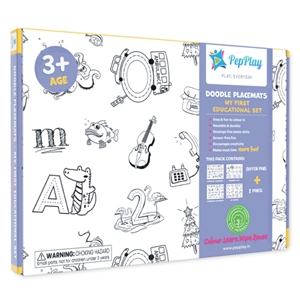 TWPP20205 Doodle Placemats – My First Educational Set