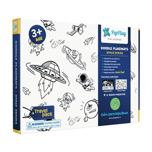 TWPP20208 Doodle Placemats Travel Set - Space Series