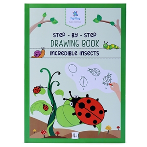 Step-By-Step Drawing Book-Incredible Insects