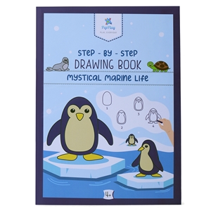 TWPP20502 Step-By-Step Drawing Book-Mystical Marine Life