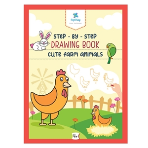 TWPP20503 Step-By-Step Drawing Book-Cute Farm Animal