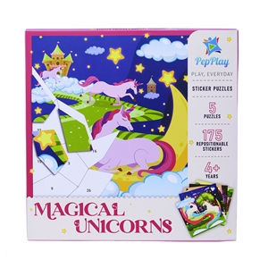 TWPP20601 Educational Sticker Puzzle – Magical Unicorn