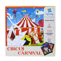 Educational Sticker Puzzle – Circus Carnival