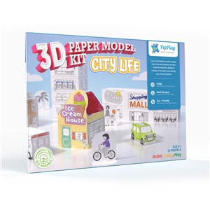 TWPP20703 3D Paper Model Kit - City Life