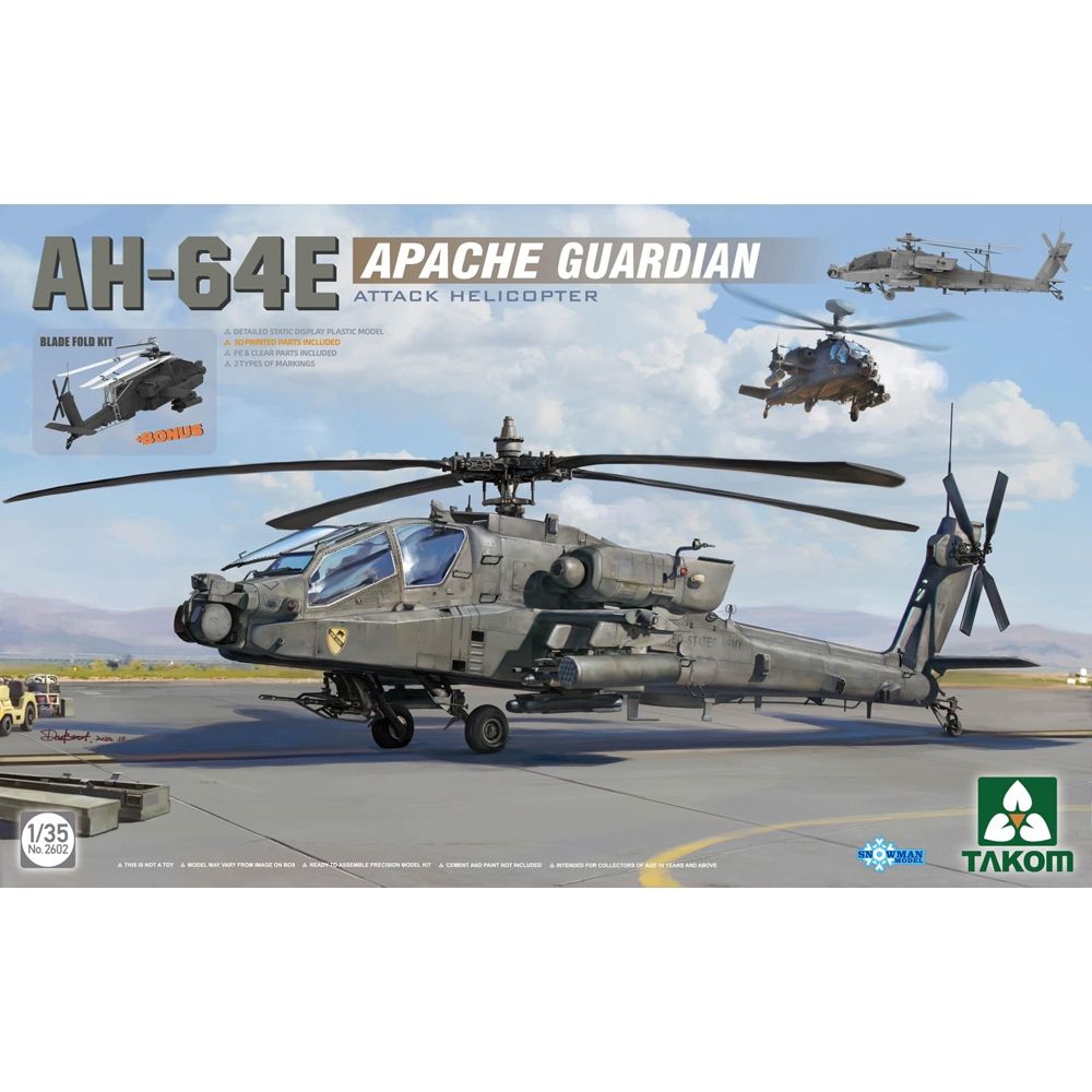 US Army AH-64E Apache Guardian Attack Helicopter