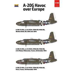 USAF A-20G Havoc over Europe 1944