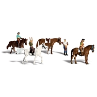HO Horseback Riders