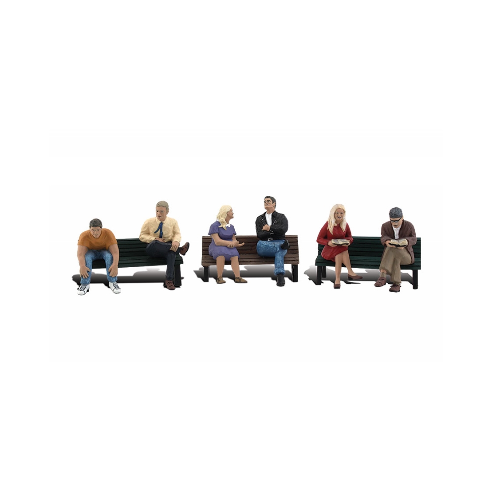 N People On Benches