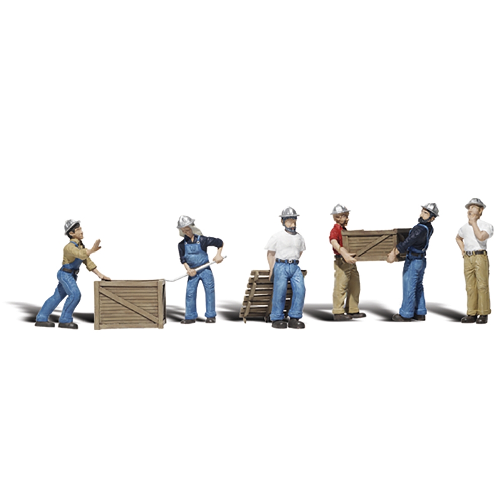 785-1823  -  Dock Workers 6/ - HO Scale main image 0