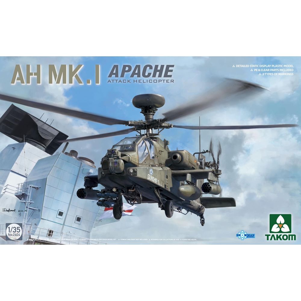 British Army AH Mk 1 Apache Longbow Attack Helicopter