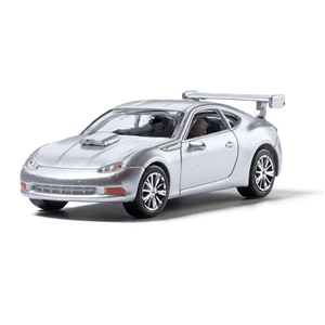 WAS5368 HO Scale Silver Sports Car