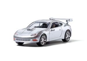WAS5368 HO Scale Silver Sports Car