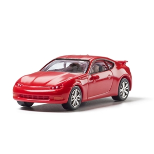 WAS5369 HO Scale Red Sport Coupe