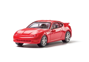 WAS5369 HO Scale Red Sport Coupe