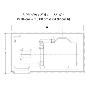 WBR4942 N scale The Depot Dimensions