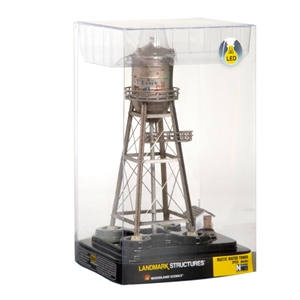 WBR4954 N Scale Rustic Water Tower Boxed