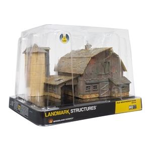 WBR5038 HO Old Weathered Barn Boxed