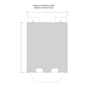 WBR5054 HO Theater Dimensions
