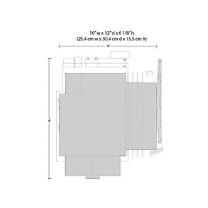 WBR5845 O Scale Country Store Expansion Dimensions