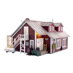 WBR5845 O Scale Country Store Expansion Side View