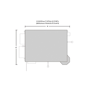 WBR5847 O Scale Davenport Department Store Dimension
