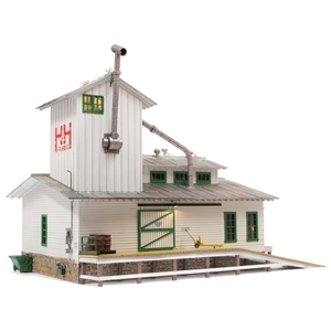 WBR5859 O Scale H & H Feed Mill Back View