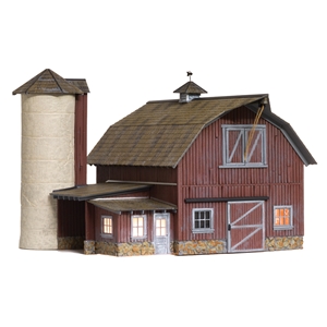 WBR5865 O Scale Old Weathered Barn