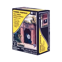N Timber Single Tunnel Portal (x2)