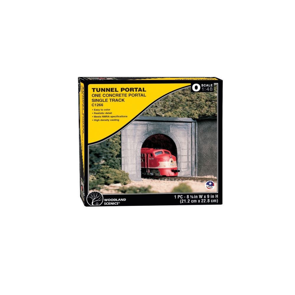 O Concrete Single Tunnel Portal