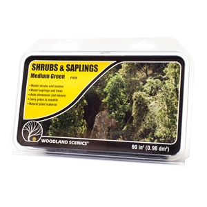 WF1129 Medium Green Shrubs & Saplings