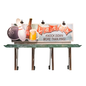 WJP5796 HO Lanes Bowling & Bar