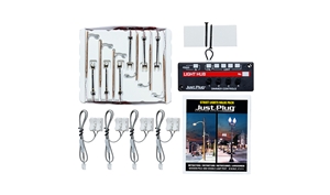 WJP5914 Wooden Pole & Double Lamp Post Value Pack