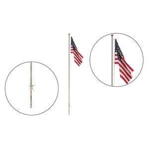 WJP5952 Large Flag Pole US